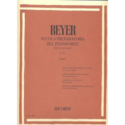 Partitions classique RICORDI BEYER F. - SCUOLA PREPARATORIA DEL PIANOFORTE OP. 101 - PIANO Piano État correct reconditionné disponible sur Fnac