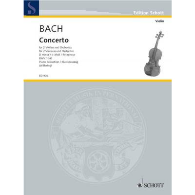 Partitions classique SCHOTT BACH J.S. - CONCERTO D MINOR BWV 1043 - 2 VIOLINS AND PIANO Violon État correct Schott reconditionné disponible sur Fnac