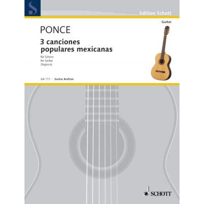 Acheter Partitions classique SCHOTT PONCE MANUEL MARIA - TRES CANCIONES POPULARES MEXICANAS - GUITAR Guitare État correct - 24,99 € Partitions classique SCHOTT PONCE MANUEL MARIA - TRES CANCIONES POPULARES MEXICANAS - GUITAR Guitare État correct Schott reconditionné disponible sur Fnac