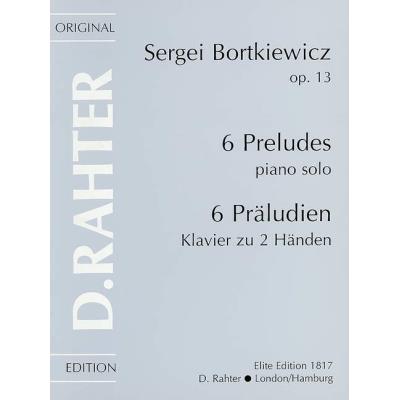 Partitions classique SIMROCK BORTKIEWICZ S. - 6 PRELUDES OP.13 - PIANO Piano État correct reconditionné disponible sur Fnac