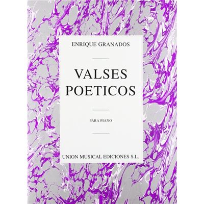 Partitions classique UME (Union Musical Ediciones) ENRIQUE GRANADOS VALSES POETICOS - PIANO SOLO Piano État correct reconditionné disponible sur Fnac