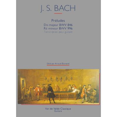 Partitions classique VAN DE VELDE BACH J.S. - PRÉLUDES EN DO MAJ./RÉ MIN. BWV846 ET 996 - GUITARE Guitare État correct reconditionné disponible sur Fnac