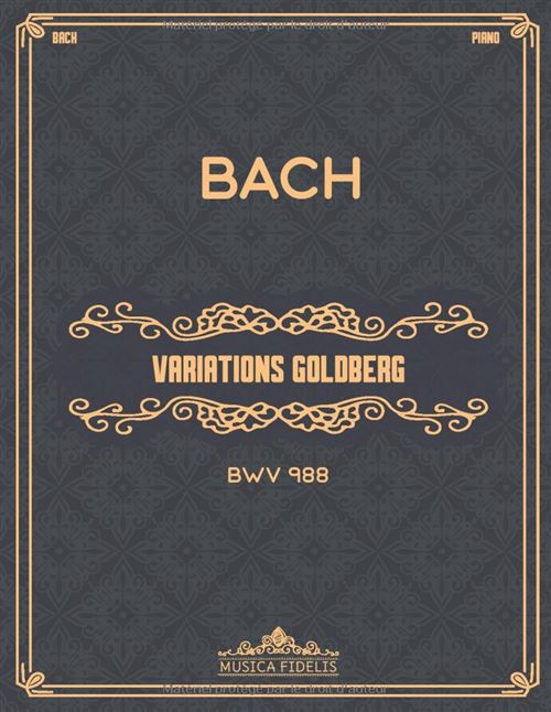 Partitions pour piano Narratik Variations Goldberg BWV 988 - Édition fidèle - 60 pages État correct N/A reconditionné disponible sur Fnac