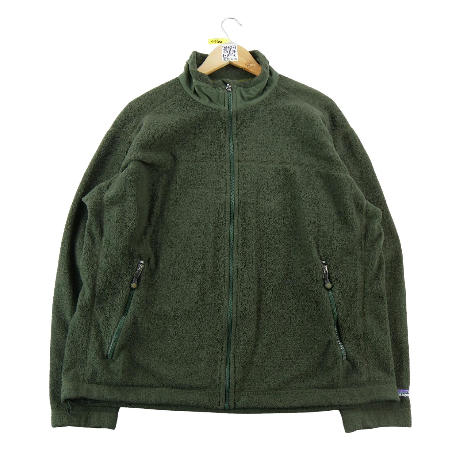 Patagonia Veste polaire Classic Retro Cardigan Y2K Polartec Outdoor Homme Taille L Vert Très bon état Patagonia reconditionné disponible sur Sporteed