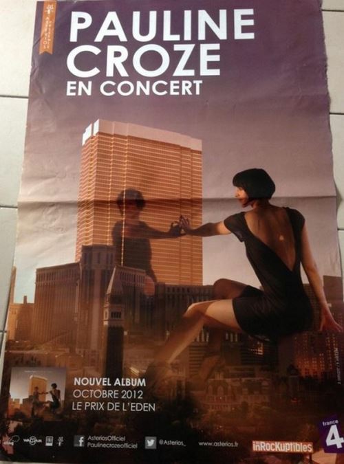 Pauline Croze - 80x120 cm - AFFICHE / POSTER État correct N/A reconditionné disponible sur Fnac