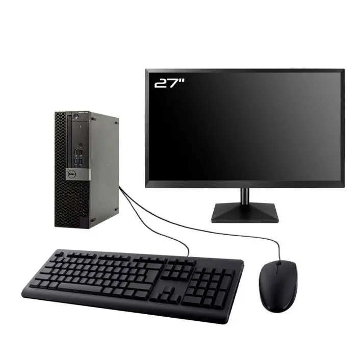PC 5040 SFF Gaming Ecran 27 RTX 3050 i7-6700 RAM 32Go SSD 1To W11 WiFi - Clavier - Core i7 - Opti. Plex 5040 - Clé Wifi USB Reconditionné Dell reconditionné disponible sur Cdiscount Seconde Vie