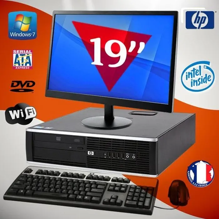 PC BUREAU HP Elite 8100 SFF - Intel G6950 / 2.80GHz - CLAVIER & SOURIS + WIFI + ECRAN 19 Reconditionné - 199,00 € PC BUREAU HP Elite 8100 SFF - Intel G6950 / 2.80GHz - CLAVIER & SOURIS + WIFI + ECRAN 19 Reconditionné Hewlett-Packard reconditionné disponible sur Cdiscount Seconde Vie | Dero