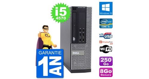 Pc dell 9020 sff intel core i5-4570 ram 8go disque dur 250go windows 10 wifi État correct N/A reconditionné disponible sur Fnac