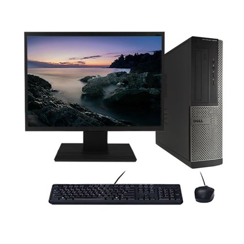 PC Dell Optiplex 3010 DT G630 2.70GHz 8Go/320Go Wifi W10 + Ecran 24 État correct Dell reconditionné disponible sur Fnac