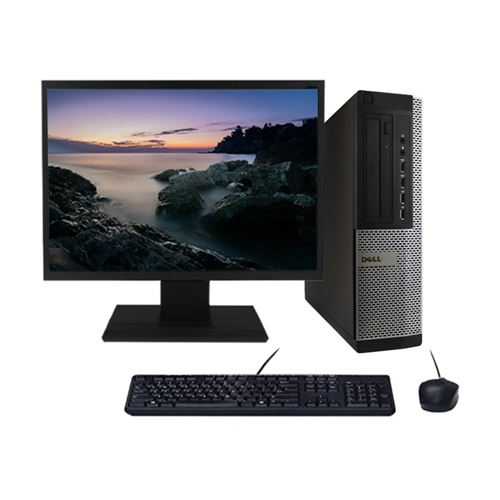 PC Dell Optiplex 9010 DT i7-3770 3.40GHz 32Go/1To Wifi W10 + Ecran 24 État correct Dell reconditionné disponible sur Fnac