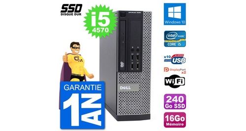 Pc dell optiplex 9020 sff intel core i5-4570 ram 16go ssd 240go windows 10 wifi État correct N/A reconditionné disponible sur Fnac