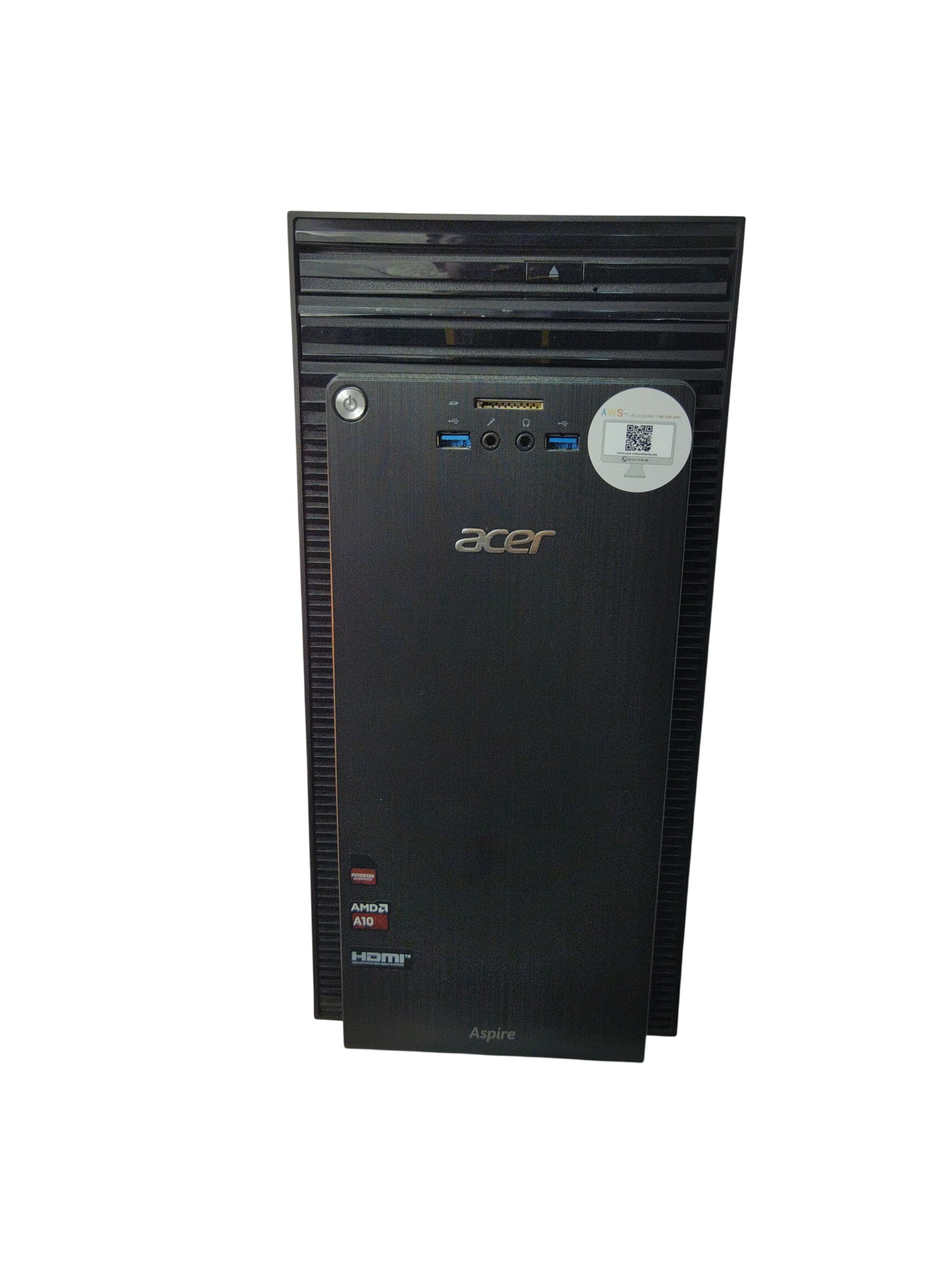 Pc fixe (tour) Acer aspire TC-220 Bon état - 98,00 € Pc fixe (tour) Acer aspire TC-220 Bon état reconditionné disponible sur Label Emmaüs