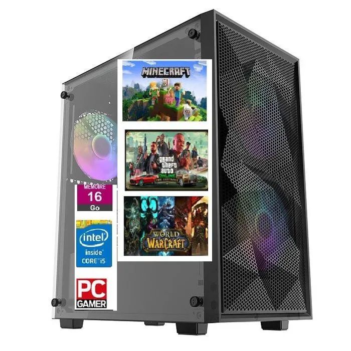 PC Gamer Fixe – Intel Core i5 16 Go RAM DDR4 SSD 512 Go GTX 1050 Wi-Fi Windows 11 (TPM 2.0) – Idéal Gaming 1080p Reconditionné Nvidia reconditionné disponible sur Cdiscount Seconde Vie | Dero