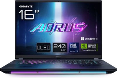 PC Gamer GIGABYTE Aorus Master 16" 240Hz Intel Core Ultra 9 275HX Nvidia GeForce RTX 5090 32 Go RAM DDR5 SSD 2 To Bon état - 4299,00 € PC Gamer GIGABYTE Aorus Master 16" 240Hz Intel Core Ultra 9 275HX Nvidia GeForce RTX 5090 32 Go RAM DDR5 SSD 2 To Bon état reconditionné disponible sur Boulanger