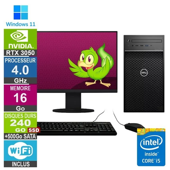 PC Gamer LPG-3630 i5-8400 4.00GHz 16Go/240Go SSD + 500Go/RTX 3050/22 Reconditionné Dell reconditionné disponible sur Cdiscount Seconde Vie | Dero
