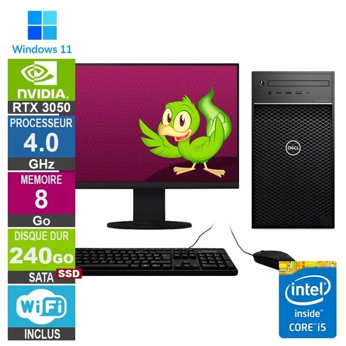 PC Gamer LPG-3630 i5-8400 4.00GHz 8Go/240Go SSD/RTX 3050/27 Reconditionné - 729,71 € PC Gamer LPG-3630 i5-8400 4.00GHz 8Go/240Go SSD/RTX 3050/27 Reconditionné Dell reconditionné disponible sur Cdiscount Seconde Vie | Dero