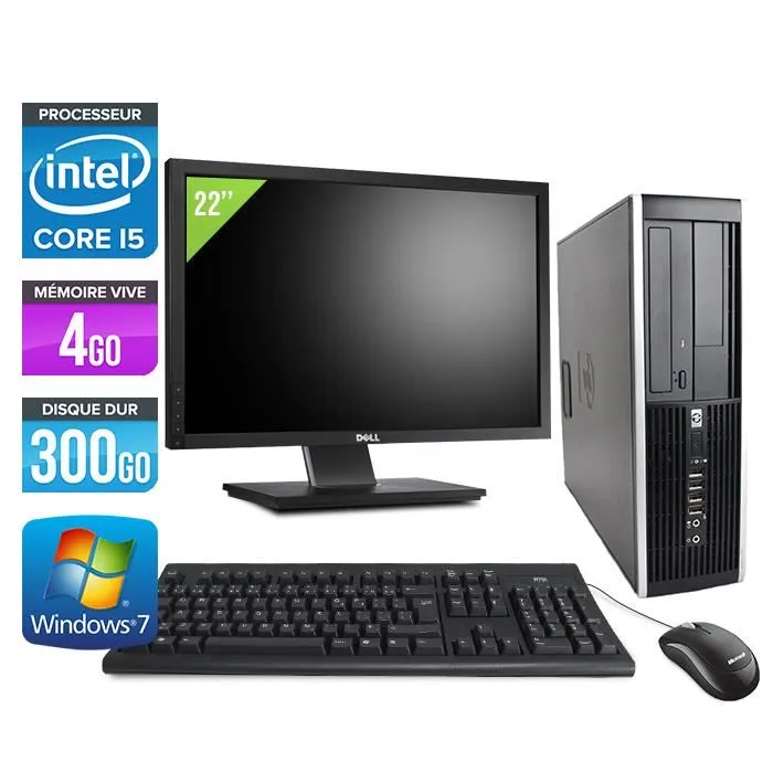 PC HP 8100 -Core i5 - 3 2GHz -4Go -300Go +Ecran 22 Reconditionné - 228,76 € PC HP 8100 -Core i5 - 3 2GHz -4Go -300Go +Ecran 22 Reconditionné Hewlett-Packard reconditionné disponible sur Cdiscount Seconde Vie | Dero