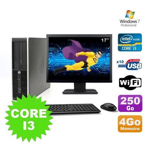 Pc hp compaq elite 8100 sff core i3-530 4go 250go dvd wifi w7 ecran 17' État correct - 199,00 € Pc hp compaq elite 8100 sff core i3-530 4go 250go dvd wifi w7 ecran 17' État correct Hewlett-Packard reconditionné disponible sur Fnac