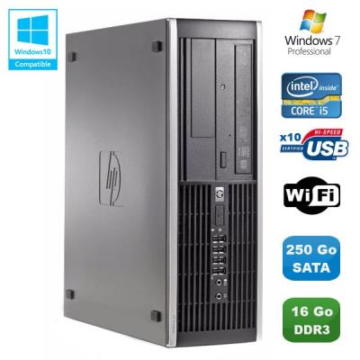 Pc hp compaq elite 8100 sff intel core i5 650 3.2ghz 16go 250go graveur wifi w7 État correct Hewlett-Packard reconditionné disponible sur Fnac