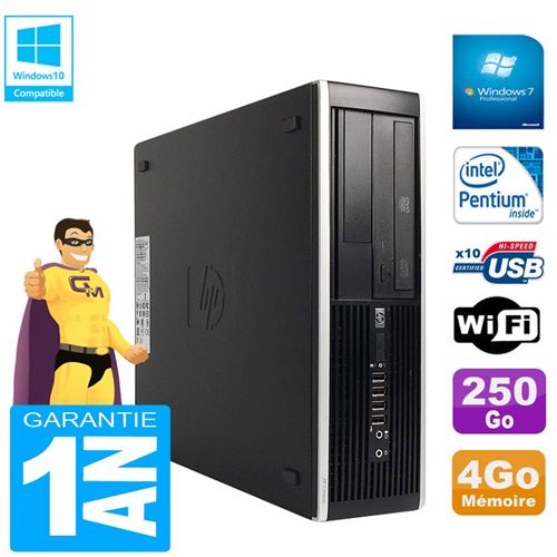 Pc hp compaq pro 6300 sff g630 ram 4go disque 250go graveur dvd wifi w7 État correct - 99,00 € Pc hp compaq pro 6300 sff g630 ram 4go disque 250go graveur dvd wifi w7 État correct Hewlett-Packard reconditionné disponible sur Fnac