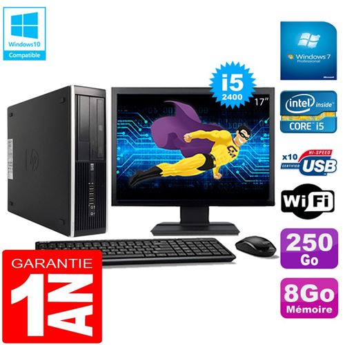 Pc hp compaq pro 6300 sff i5-2400 8go 250go graveur dvd wifi w7 ecran 17' État correct - 239,00 € Pc hp compaq pro 6300 sff i5-2400 8go 250go graveur dvd wifi w7 ecran 17' État correct Hewlett-Packard reconditionné disponible sur Fnac