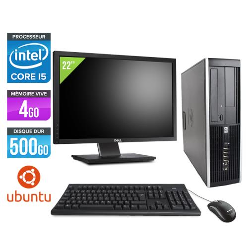 Pc HP Elite 8200 SFF + Ecran 22'' - Noir - Intel Core i5-2400 / 3.10 GHz - RAM 4 Go - HDD 500 Go - DVD - Gigabit Ethernet - Ubuntu / Linux État correct Hewlett-Packard reconditionné disponible sur Fnac | Dero