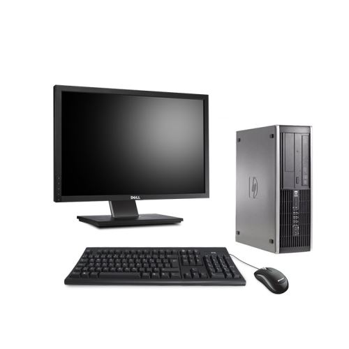 Pc HP Elite 8200 SFF + Ecran 22'' - Noir - Intel Pentium G840 / 2.80 GHz - RAM 4 Go - HDD 250 Go - DVD - Gigabit Ethernet - Windows 7 Professionnel État correct Hewlett-Packard reconditionné disponible sur Fnac