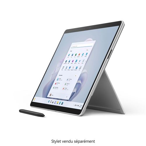 PC Hybride Microsoft Surface Pro 9 13"" Ecran tactile Intel Core i5 8 Go RAM 256 Go SSD Platine État correct Microsoft reconditionné disponible sur Fnac