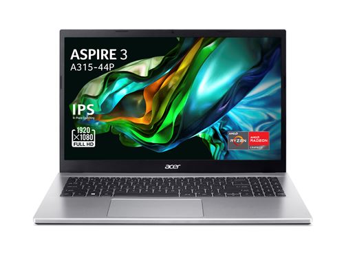 PC portable Acer Aspire 3 15 A315-44P-R8WK 15,6"" AMD Ryzen™ 5 8 Go RAM 512 Go SSD Gris État correct Acer reconditionné disponible sur Fnac