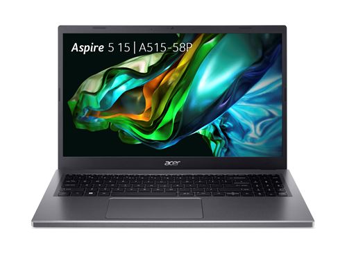 PC portable Acer Aspire 5 15 A515-58P-78B1 15,6'' 60 Hz LCD Intel® Core™ i7 16 Go RAM 1 To SSD Gris État correct Acer reconditionné disponible sur Fnac
