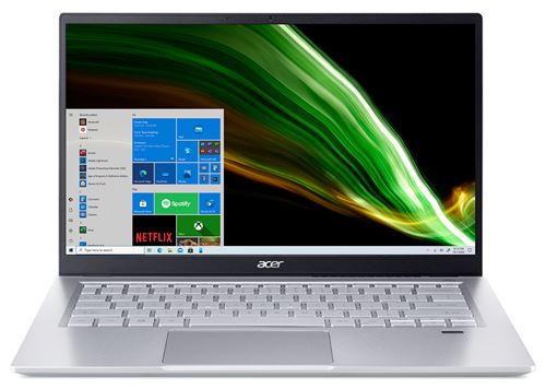 PC Portable Acer Swift 3 SF314-43 - R2J5 14" AMD Ryzen 5 8 Go RAM 512 Go SSD Argent pur État correct Acer reconditionné disponible sur Fnac