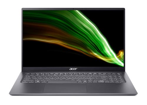 PC Portable Acer Swift 3 SF316-51-75VJ 16,1" Intel Core i7 16 Go RAM 512 Go SSD Gris acier État correct Acer reconditionné disponible sur Fnac