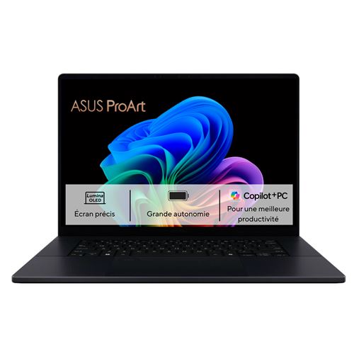 PC portable Asus ProArt P16 H7606WR-DRSE054X 16" OLED 4K 120 Hz Ecran tactile Copilot+ PC AMD Ryzen™ AI 9 64 Go RAM 2 To SSD Noir État correct Asus reconditionné disponible sur Fnac | Dero