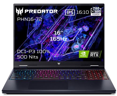 PC Portable Gaming Acer Predator Helios Neo 16 PHN16-72-94NY 16"" QHD+ 165 Hz Intel® Core™ i9 32 Go RAM 1 To SSD Nvidia GeForce RTX 4060 Noir Abyssal État correct Acer reconditionné disponible sur Fnac