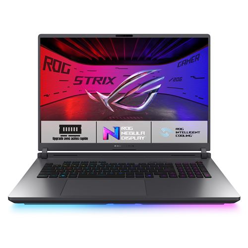 PC portable gaming Asus ROG Strix G18 STRIX-G18-G815LW-DRF9158W 18" OLED 240 Hz Intel® Core™ Ultra 9 32 Go RAM 1 To SSD Nvidia GeForce RTX 5080 Gris État correct Asus reconditionné disponible sur Fnac | Dero