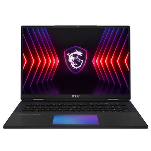 PC portable Gaming MSI Titan 18 HX A14VIG-212FR 18" UHD+ 120 Hz Intel® Core™ i9-14900HX 64 Go RAM 2 To SSD Nvidia GeForce RTX 4090 Noir État correct MSI reconditionné disponible sur Fnac