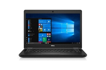 Pc Portable Latitude 5480 Intel Core i5-6200u de 6eme génération 2,8GHz 14" LED Full HD 8Go 128Go Clavier AZERTY Fr État correct Dell reconditionné disponible sur Darty