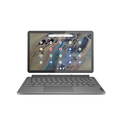 PC Portable Lenovo Chromebook IP Duet 3 11Q727 10.95" Ecran tactile 8 Go RAM 128 Go eMMC Gris État correct Lenovo reconditionné disponible sur Fnac