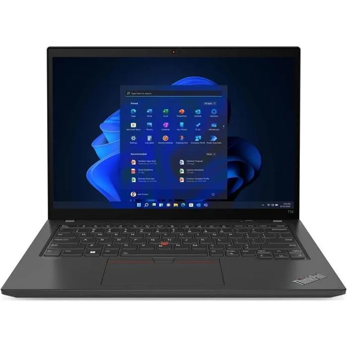 PC Portable Lenovo ThinkPad T14 - Windows 11 - 14 F.HD - AMD® Ryzen 7 Pro - RAM 32 Go - Stockage 512 Go SSD - AZERTY Reconditionné Lenovo reconditionné disponible sur Cdiscount Seconde Vie