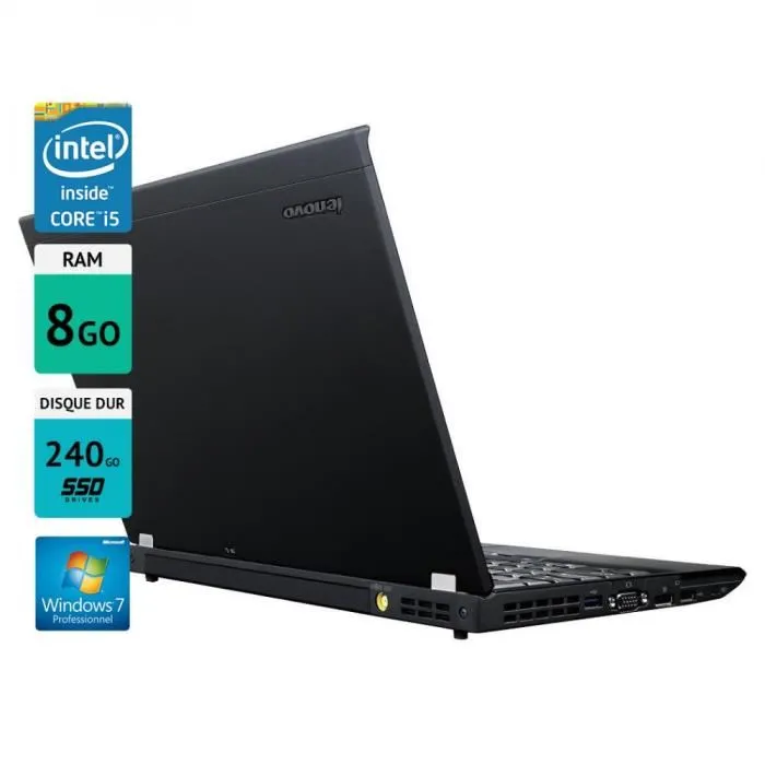 Acheter Pc portable Lenovo thinkpad X230 12 5 8GO SSD 240GO Windows 7 gris Reconditionné - 179,00 € Pc portable Lenovo thinkpad X230 12 5 8GO SSD 240GO Windows 7 gris Reconditionné Lenovo reconditionné disponible sur Cdiscount Seconde Vie