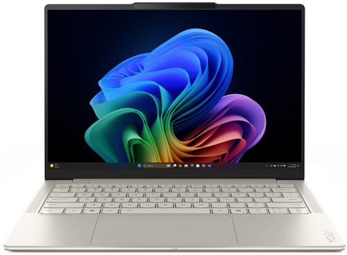PC portable Lenovo Yoga Slim 7 14ILL10 14" OLED 60 Hz Copilot+ Intel® Core™ Ultra 7 16 Go RAM 1 To SSD Beige État correct Lenovo reconditionné disponible sur Fnac