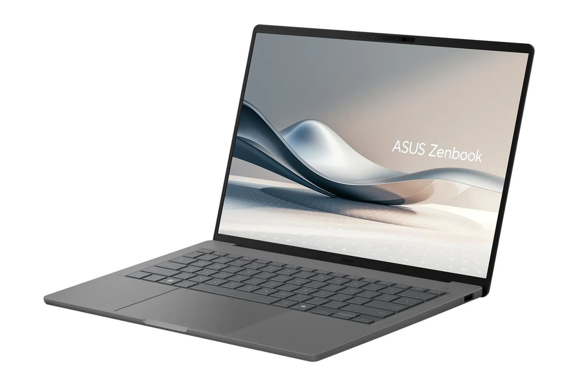 PC Portable : Zenbook A14 Snapdragon X Plus X1P-42-100 (14”) 3.2 GHz, 1 To, 32 Go, Qualcomm Adreno, Gris - AZERTY - Excellent état Parfait état Asus reconditionné photo 2 | Dero