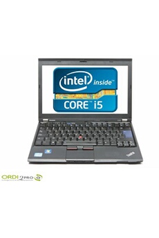 PC ThinkPad X220 Intel Core i5 2520M 2.5GHz 4Go 320Go HDD 12.5 Microsoft Windows 7 Bon état Lenovo reconditionné disponible sur Darty