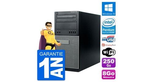 Pc tour dell optiplex 790 mt intel g630 ram 8go disque dur 250go windows 10 wifi État correct N/A reconditionné disponible sur Fnac