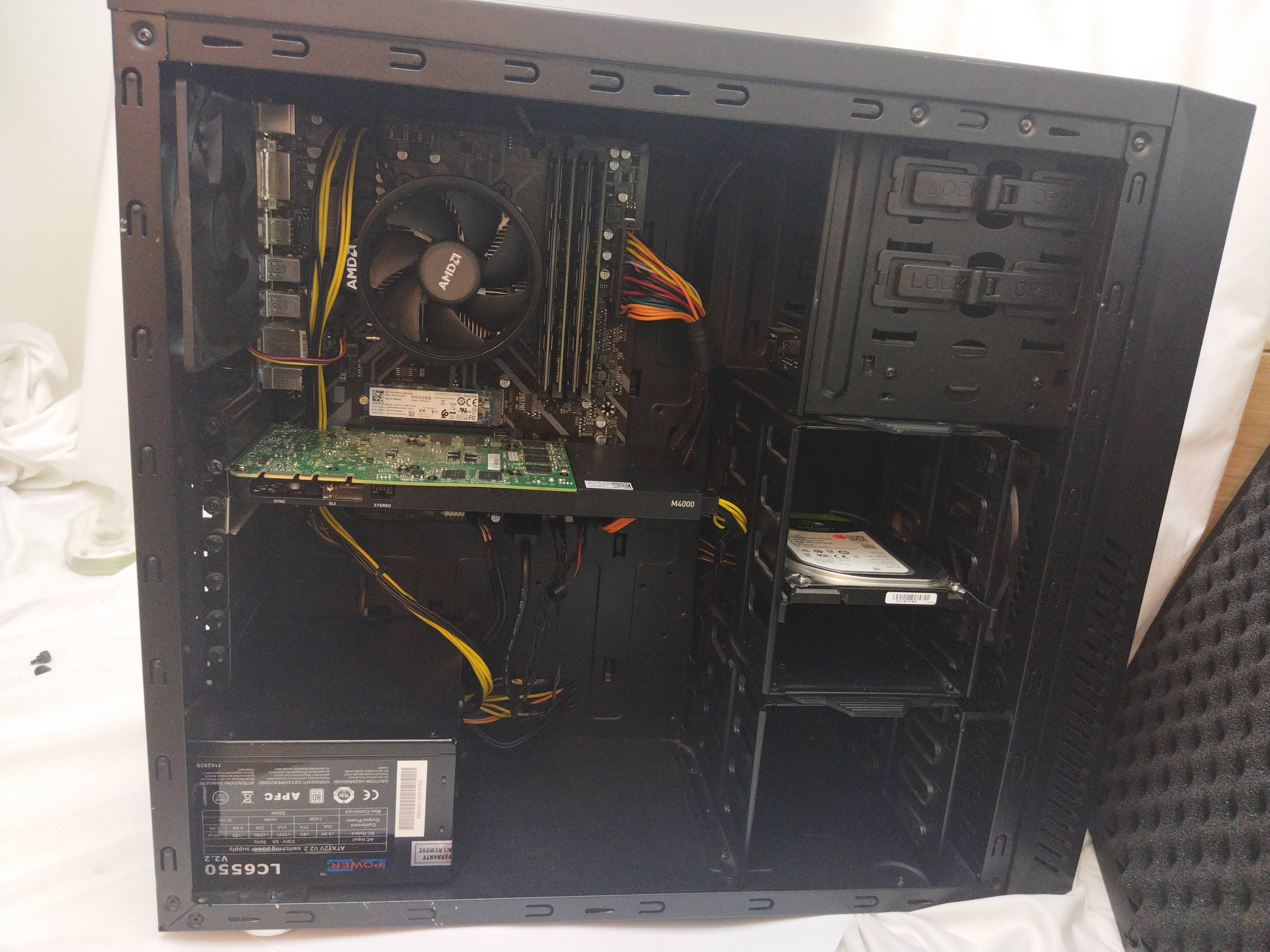 Voir photo 4 de PC Tour ordinateur de bureau multimédia -AMD RYZEN 5 avec 32 Go DDR4 reconditionné en très bon état PC Tour ordinateur de bureau multimédia -AMD RYZEN 5 avec 32 Go DDR4 reconditionné en très bon état Très bon état reconditionné photo 4