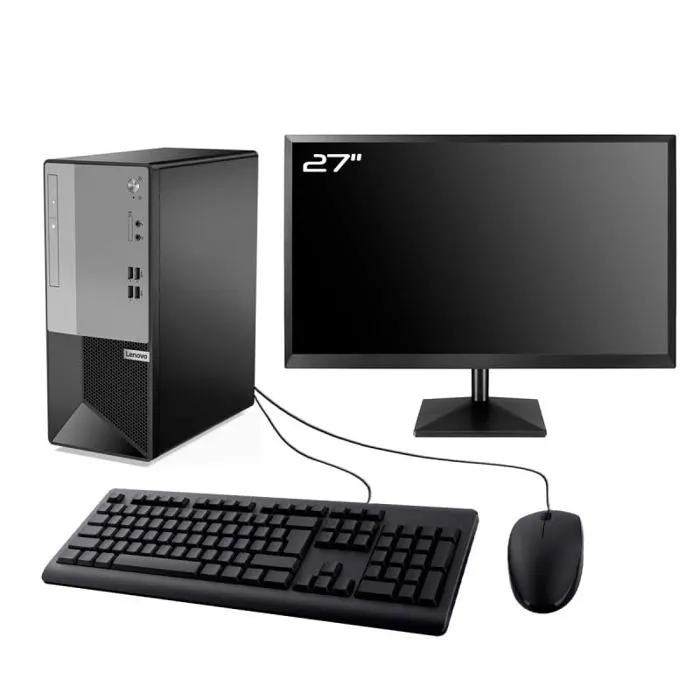 PC Tour V50T Ecran 27 i5- 32Go RAM DDR4 SSD 1To W11 Pro - Tour dordinateur - HDMI VGA Display. Port - Clavier - Core i5 Reconditionné Lenovo reconditionné disponible sur Cdiscount Seconde Vie | Dero