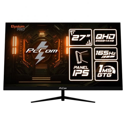 PcCom Elysium Pro 27  LED IPS QHD 165Hz FreeSync Moniteur Gamer avec HDMI, DisplayPort et Base Pivotante - Excellent état Parfait état N/A (je n'ai pas trouvé de marque connue reconditionné disponible sur Pixmania
