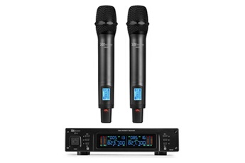 PD220 - Système de Microphones Sans Fil UHF, True Diversity, 2 Micros et 1 Récepteur - 2x80 Canaux Très bon état reconditionné disponible sur Darty