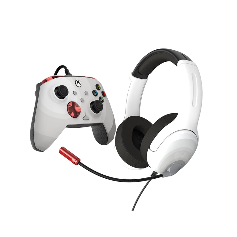 PDP 049-026-RWB accessoire de jeux vidéo Rouge, Blanc USB Manette de jeu PC, Xbox One, Xbox Series S, Xbox Series X - Très bon état Très bon état reconditionné disponible sur Pixmania