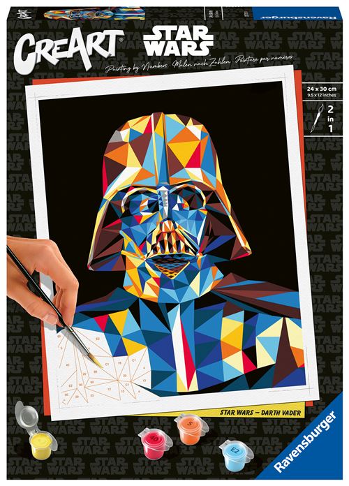 Peinture au numéro CreArt Ravensburger Dark Vador Star Wars État correct Ravensburger reconditionné disponible sur Fnac